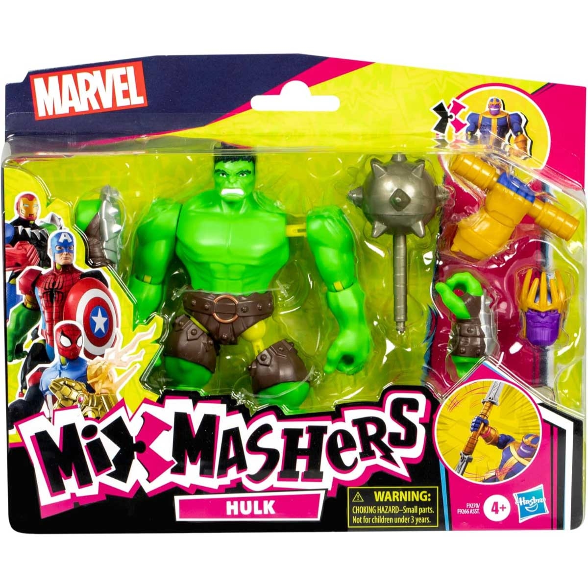 Marvel Avengers MixMashers Hulk Deluxe Action Figure Unisex, 5-7 Years