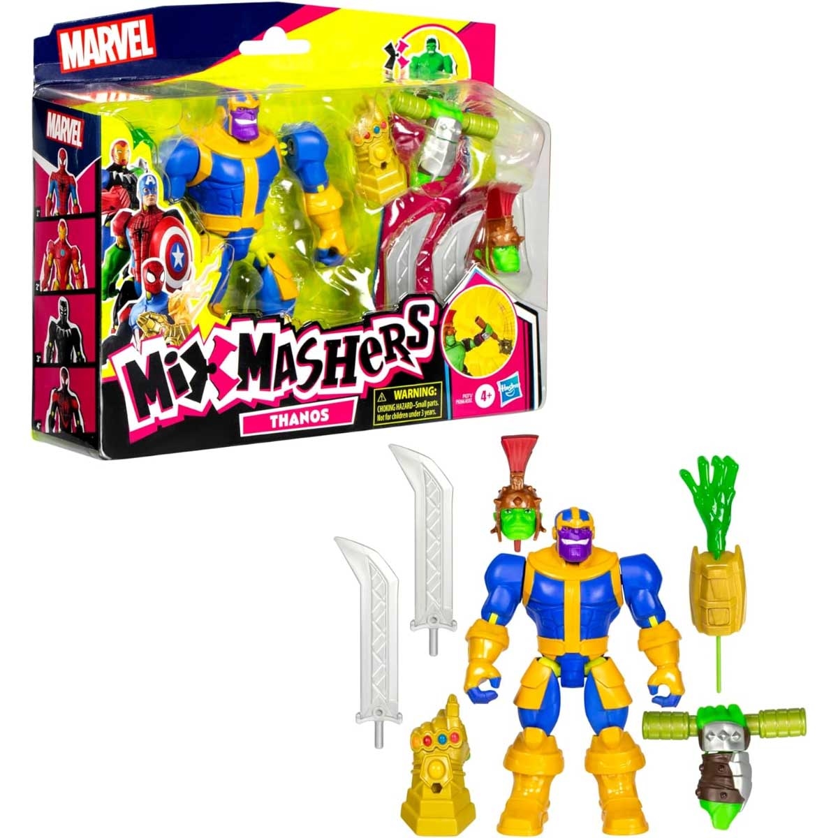 Marvel Avengers MixMashers Thanos Deluxe Action Figure Unisex, 5-7 Years