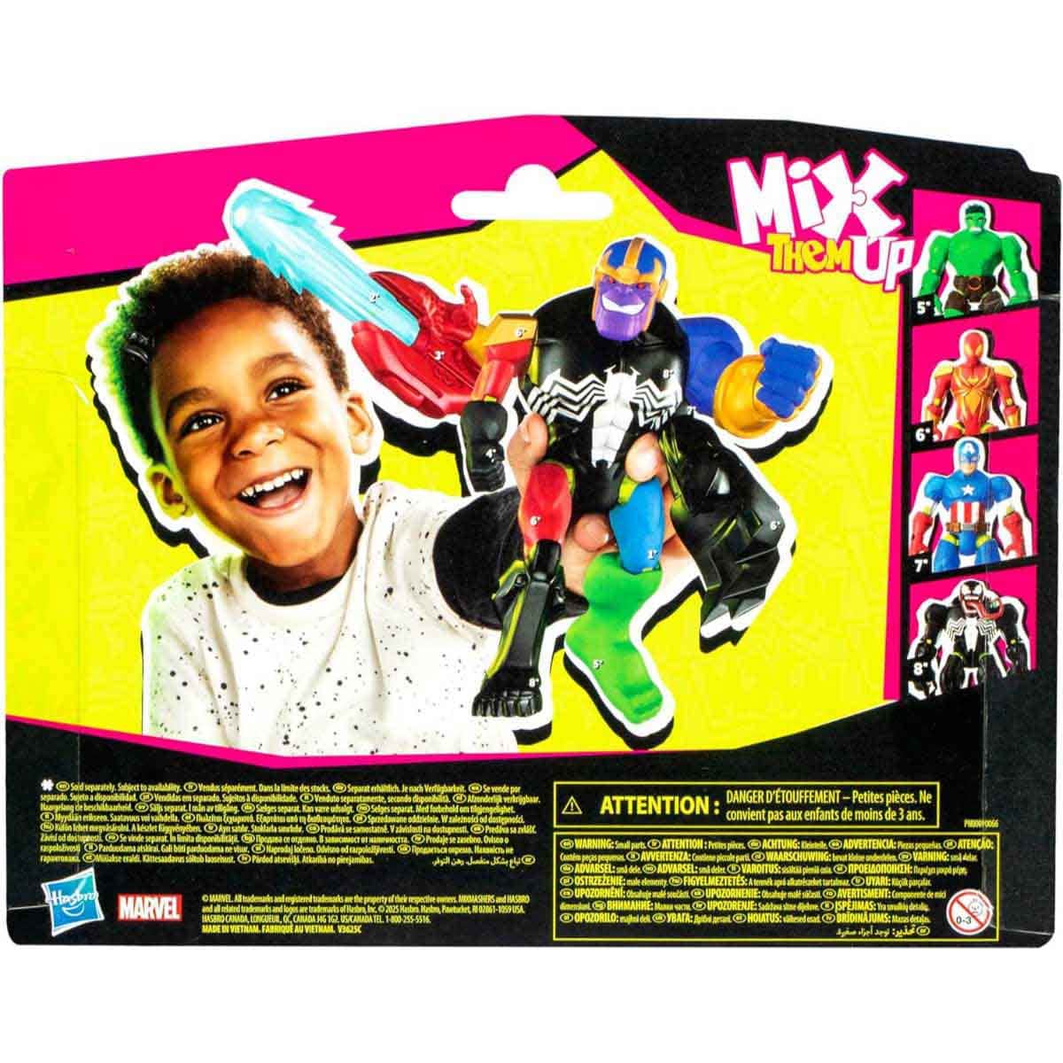 Marvel Avengers MixMashers Thanos Deluxe Action Figure Unisex, 5-7 Years