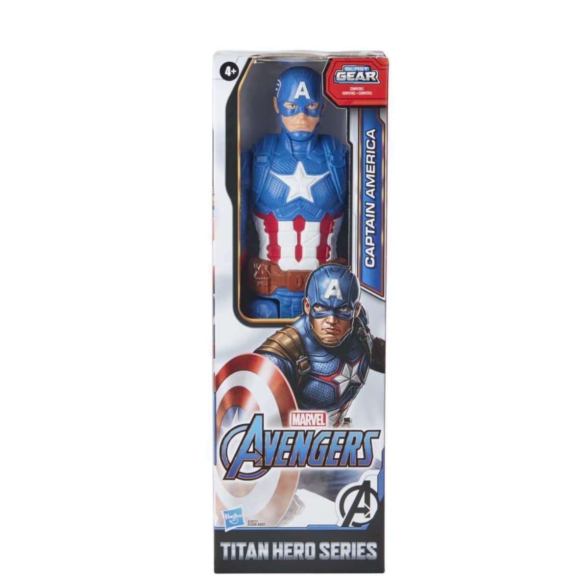 Marvel Avengers Titan Hero Series Captain America Action Figure Unisex, 5-7 Years
