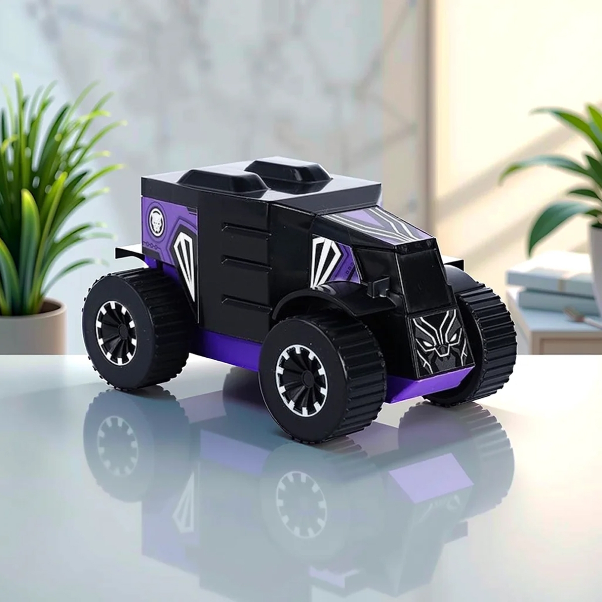 Marvel Black Panther Pull Back Mightiest Truck Unisex, 3-4 Years