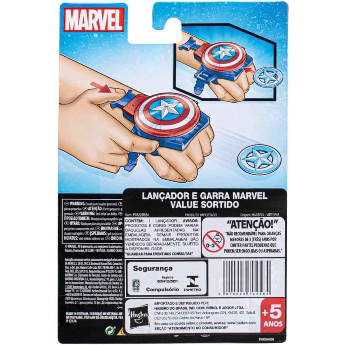 Marvel Captain America Shield Disc Blaster Unisex, 5-7 Years