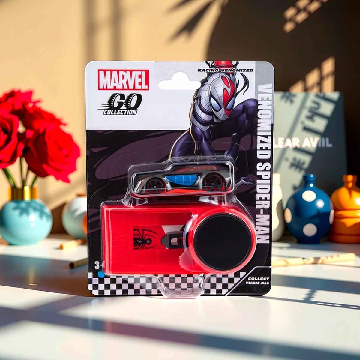 مارفل جو سيارة دايكاست مطلِق سباق 3 انش فينوم سبايدرمان للأولاد عمر 3-4 سنوات