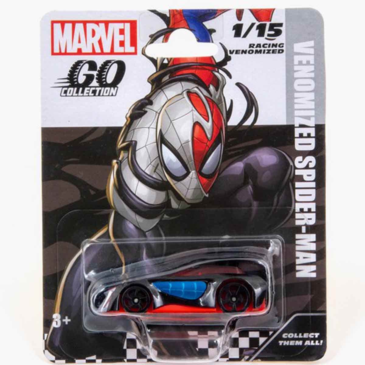 Marvel GO 3" Racing Venom Spiderman Diecast Car Boys, 3-4 Years