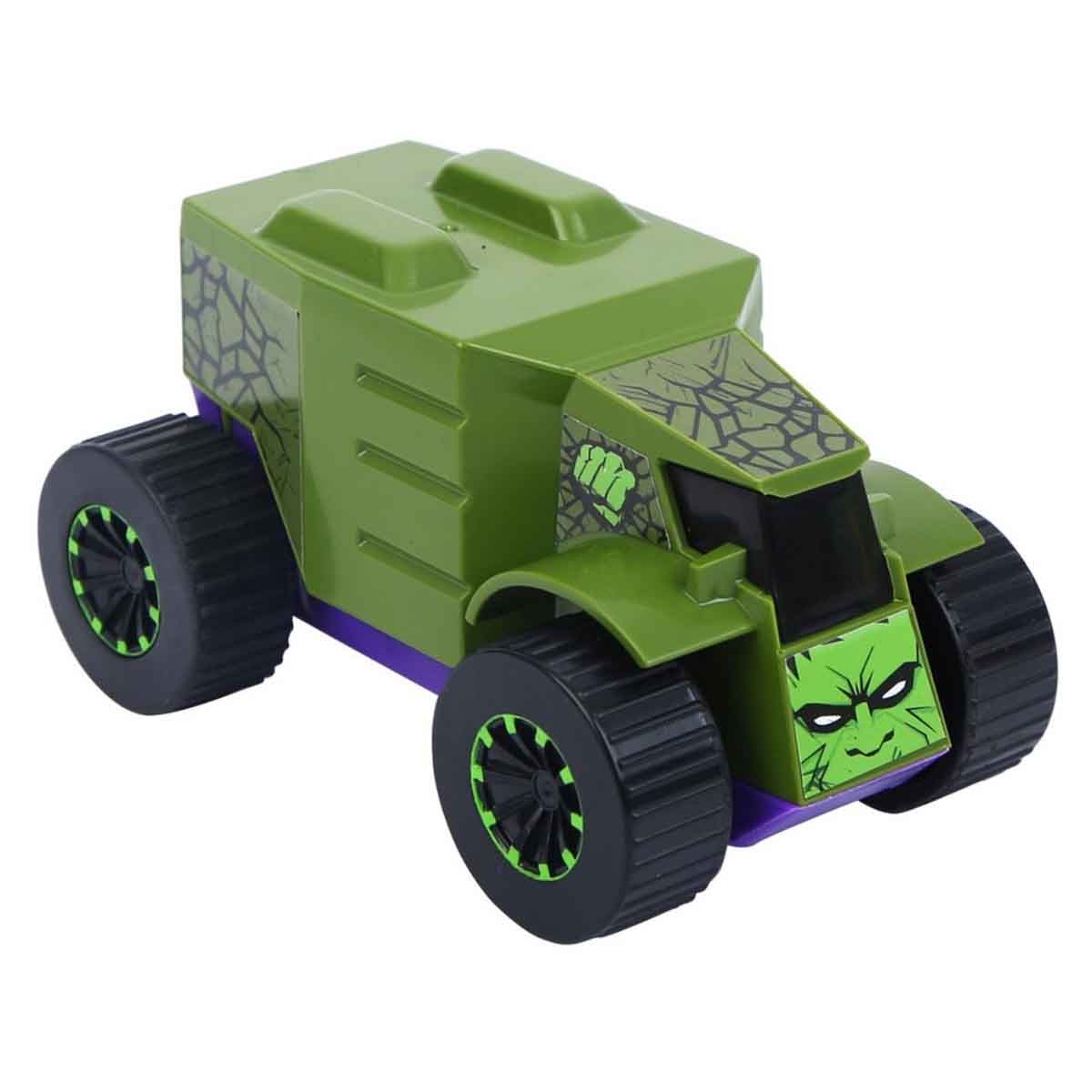 Marvel Hulk Pull Back Mightiest Truck Unisex, 3-4 Years