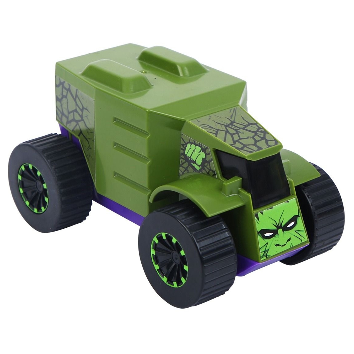 Marvel Hulk Pull Back Mightiest Truck Unisex, 3-4 Years