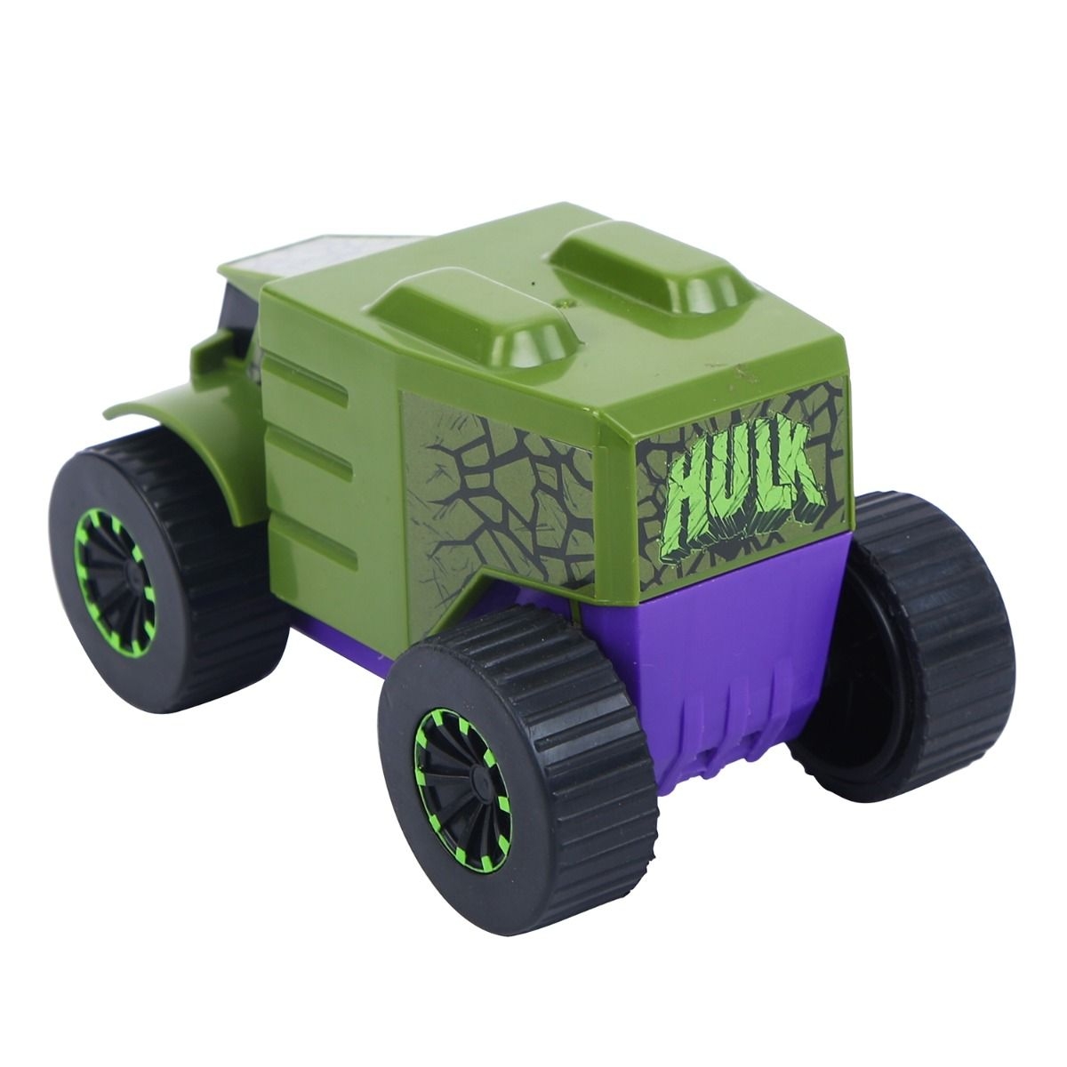 Marvel Hulk Pull Back Mightiest Truck Unisex, 3-4 Years