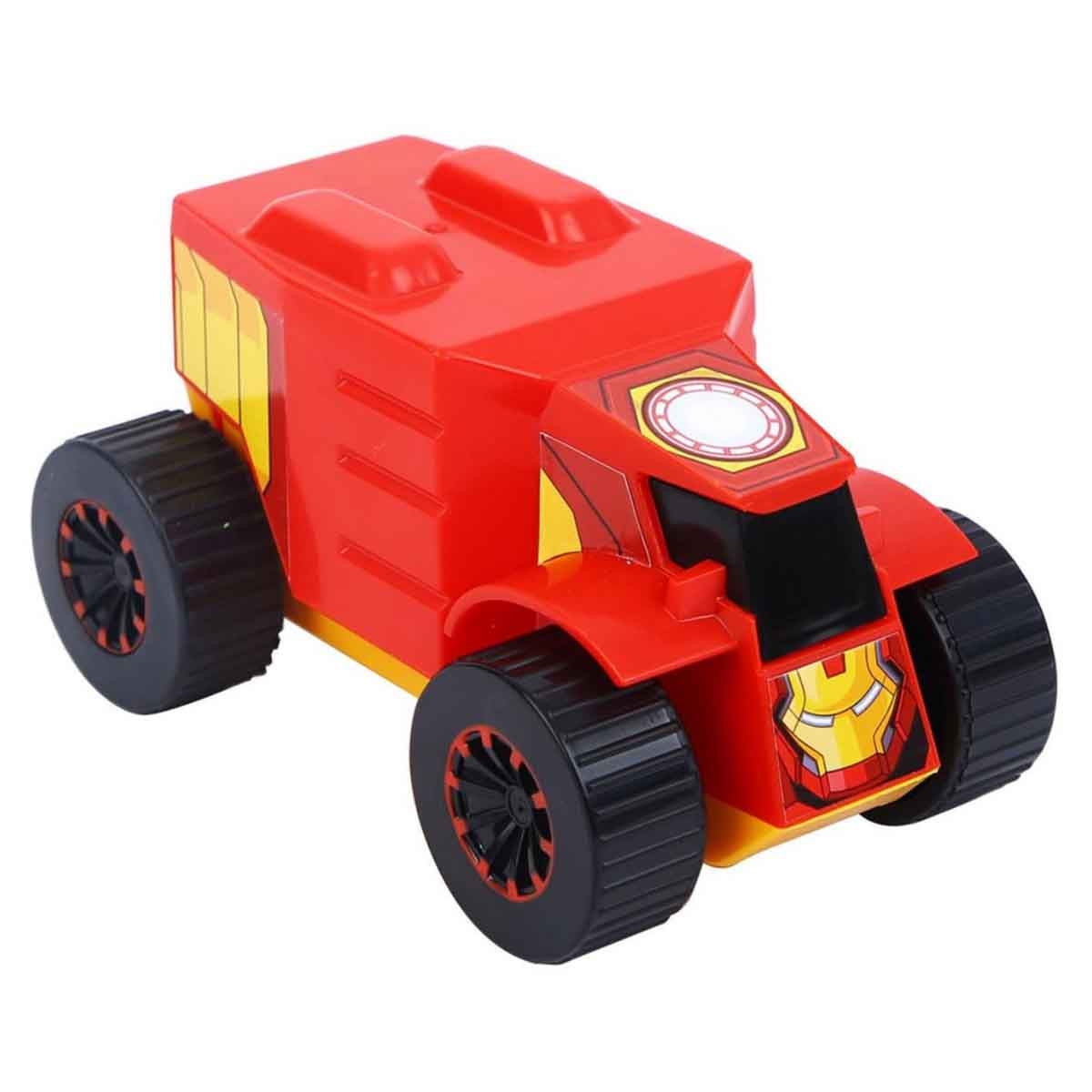 Marvel Hulkbuster Pull Back Mightiest Truck Unisex, 3-4 Years