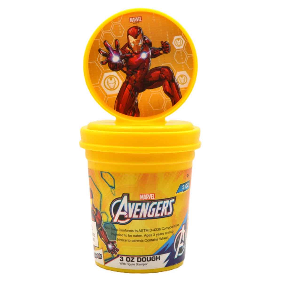 مارفل آيرون مان عجينة 3 أونصات مع أداة طباعة شكل للأطفال بعمر 3-4 سنوات