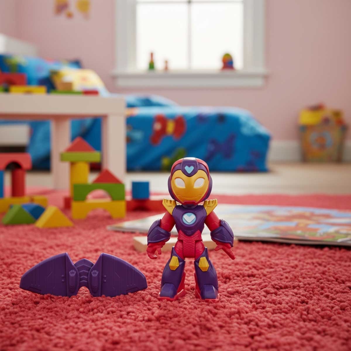 Marvel Iron Man & His Awesome Friends Ironheart Action Figure with Accessory Unisex, 3-4 Years