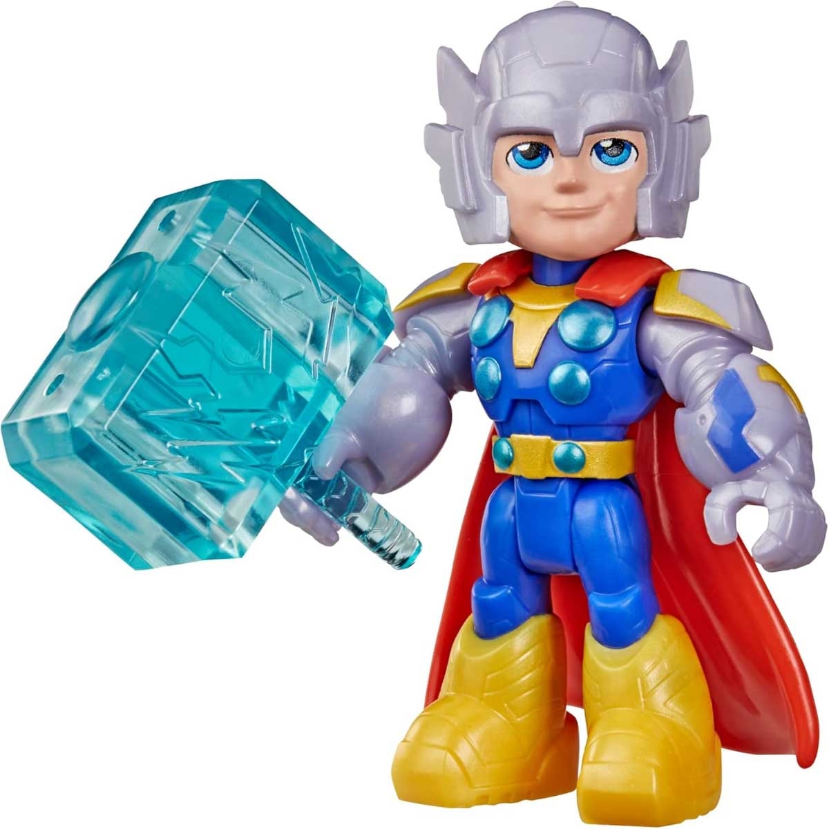 Marvel Iron Man & His Awesome Friends Thor Action Figure with Accessories Unisex, 3-4 Years