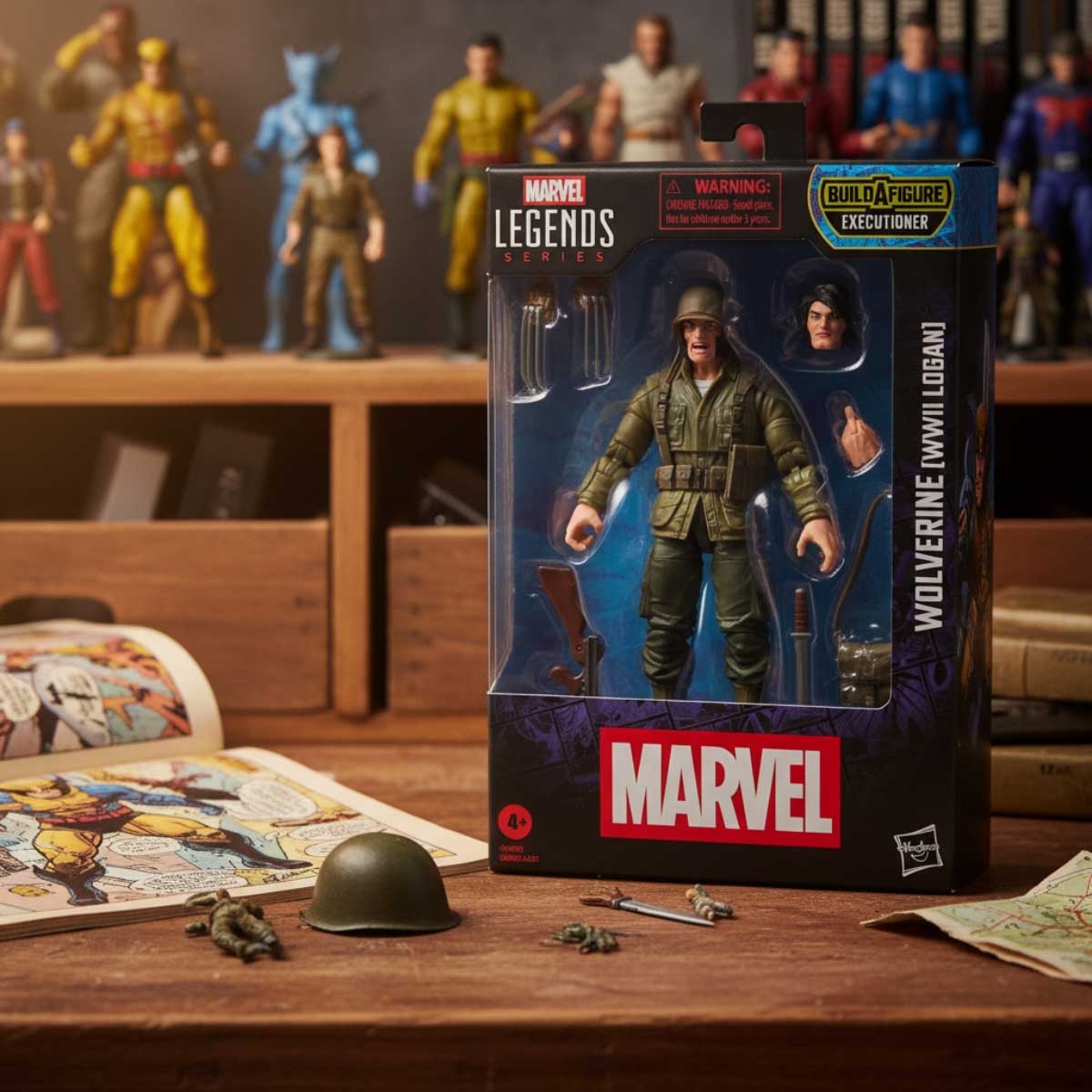 مارفل ليجندز سيريز شخصية لوغان الحرب العالمية الثانية للجنسين، 5-7 سنوات