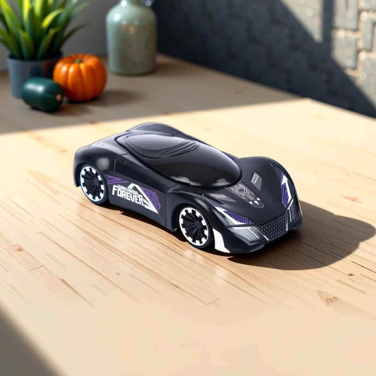 Marvel Mightiest Racers Pull-Back Black Panther Edition Car Unisex, 3-4 Years