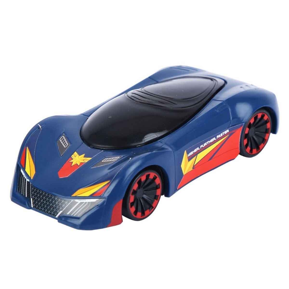 Marvel Mightiest Racers Pull-Back Captain Marvel Edition Car Unisex, 3-4 Years