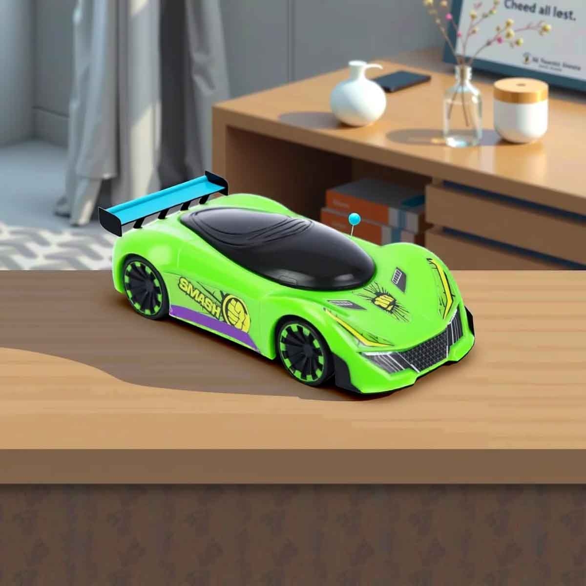 Marvel Mightiest Racers Pull-Back Hulk Edition Car Unisex, 3-4 Years