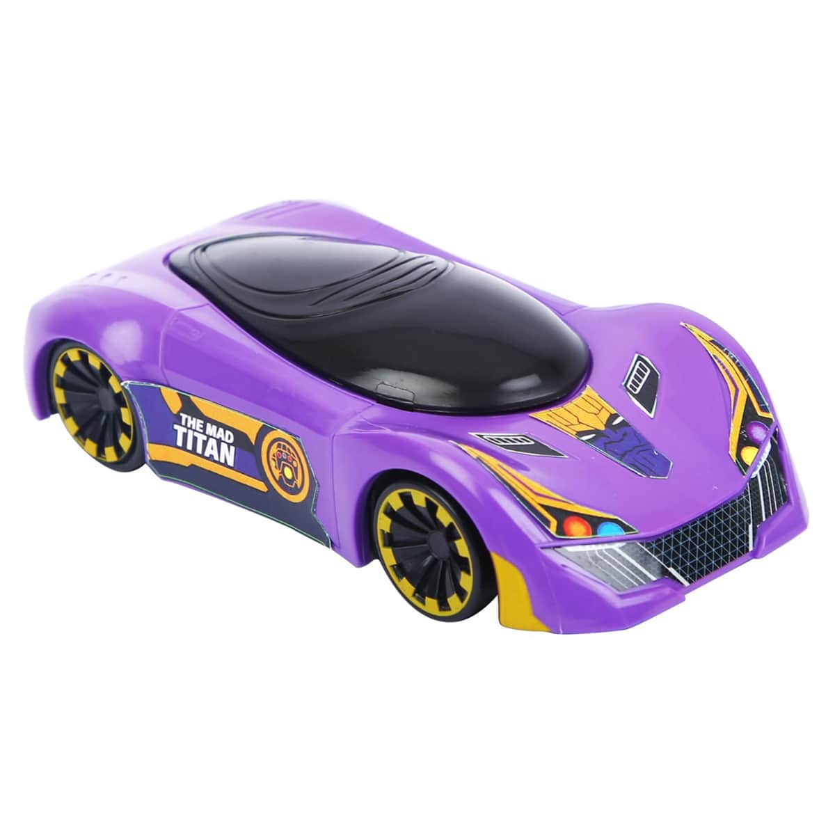 Marvel Mightiest Racers Pull-Back Thanos Edition Car Unisex, 3-4 Years