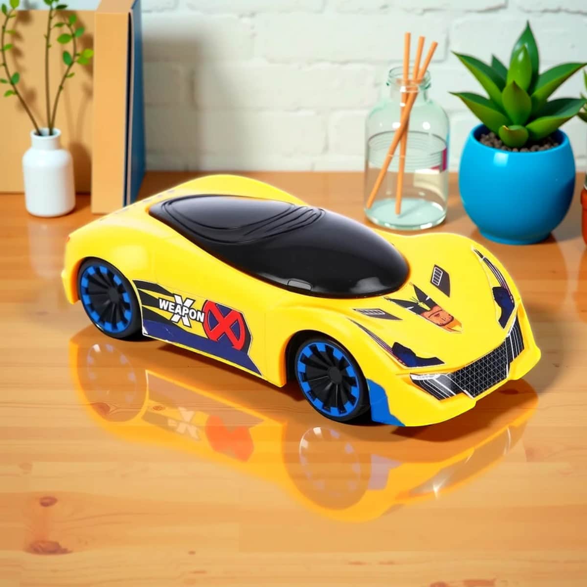 Marvel Mightiest Racers Pull-Back Wolverine Edition Car Unisex, 3-4 Years