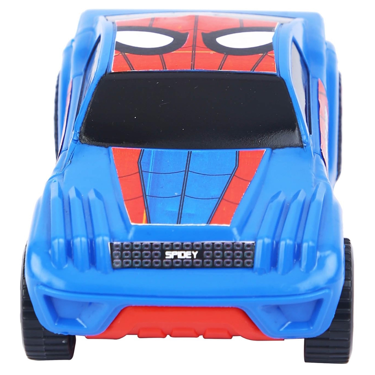 Marvel Mightiest SUV Car Pull-Back Spider Man Edition Car Unisex, 3-4 Years