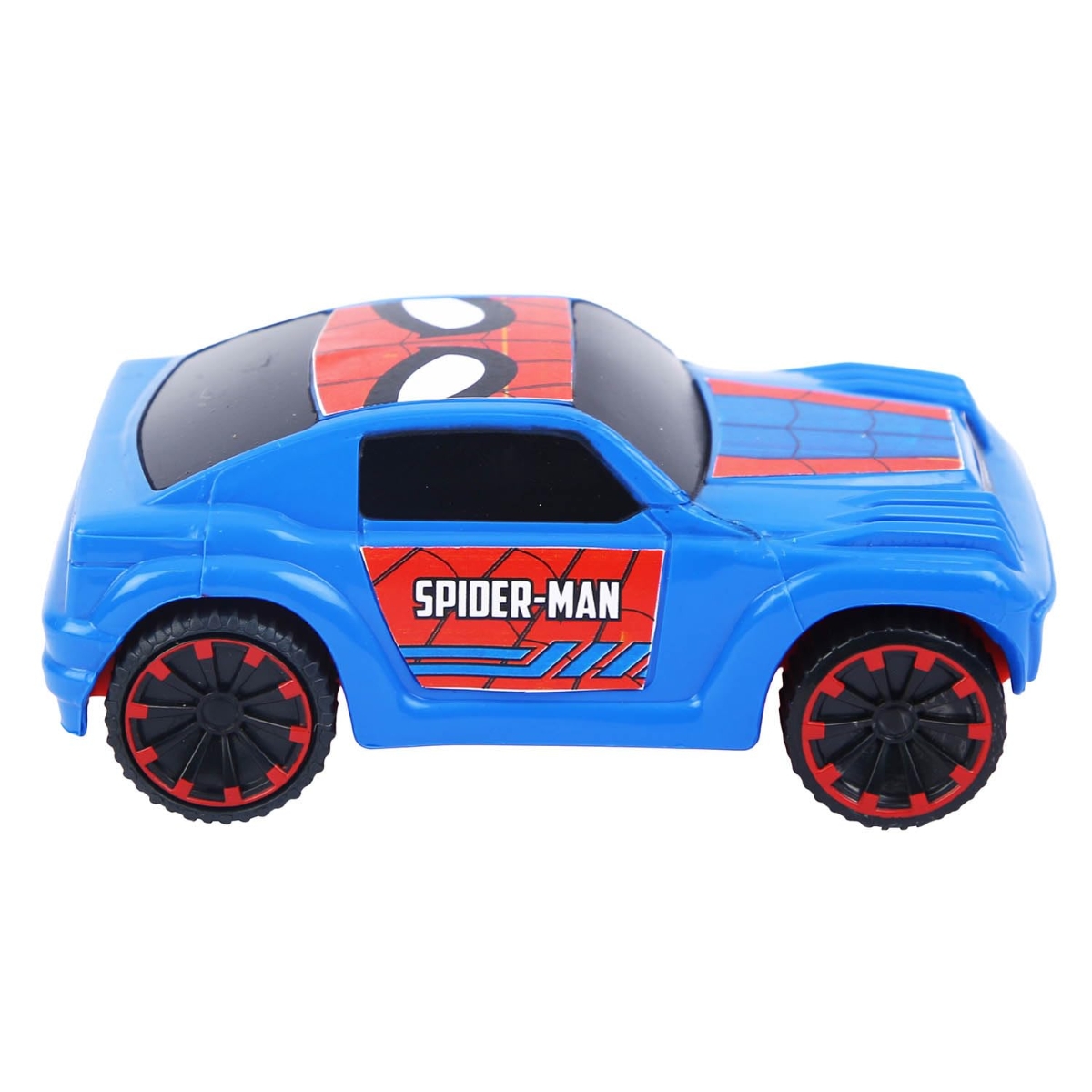 Marvel Mightiest SUV Car Pull-Back Spider Man Edition Car Unisex, 3-4 Years