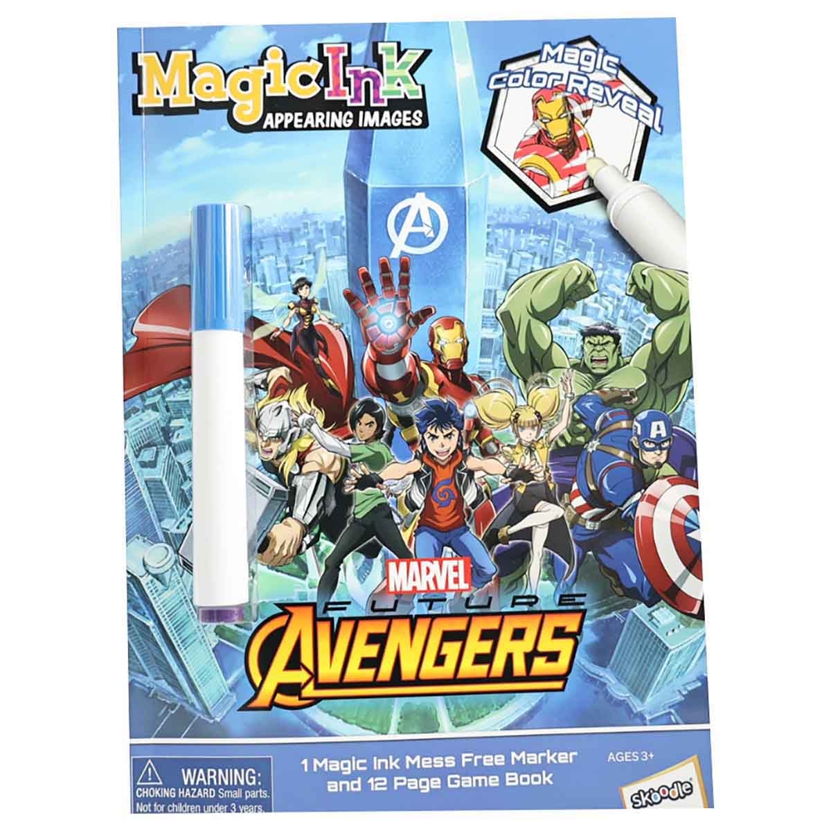 Marvel Avengers 10107-4 Magic Ink Book Unisex, 3-4 Years
