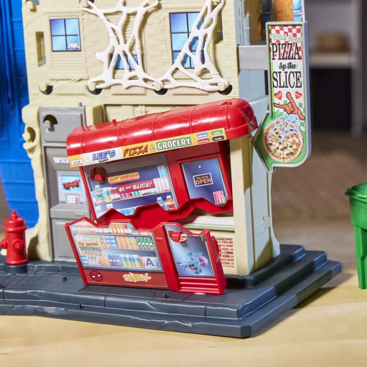 Spider-Man Marvel 4" Venom vs Web City Showdown Playset Unisex, 5-7 Years