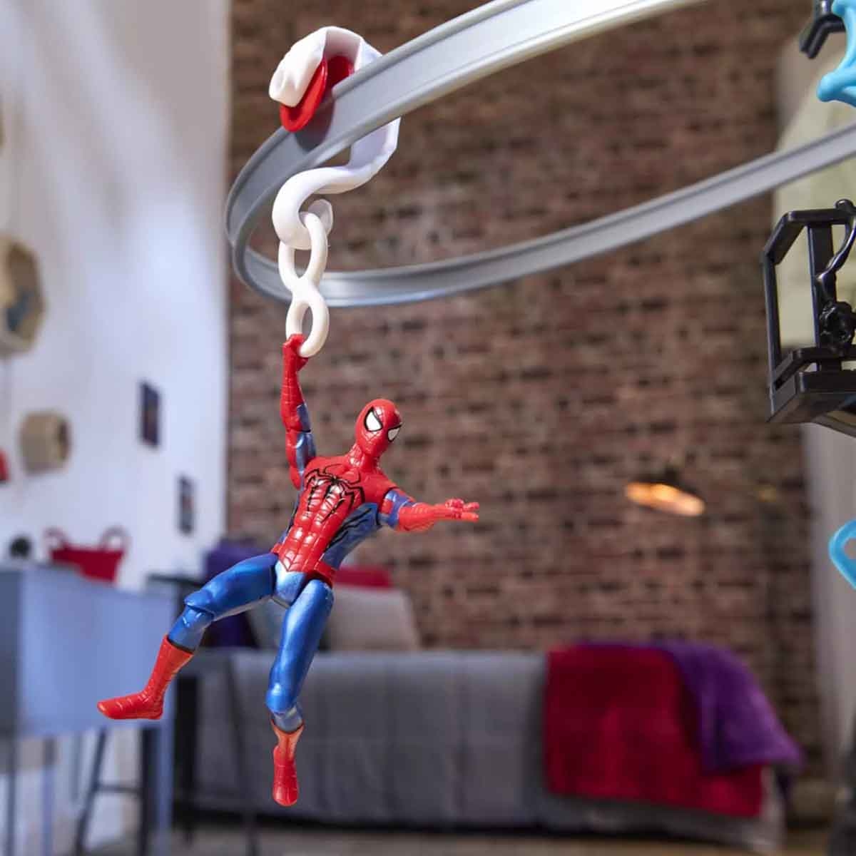 Spider-Man Marvel 4" Venom vs Web City Showdown Playset Unisex, 5-7 Years