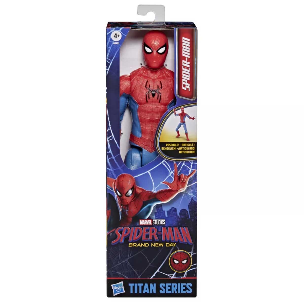Marvel Spider-Man Brand New Day Titan Series Action Figure Unisex, 5-6 Years