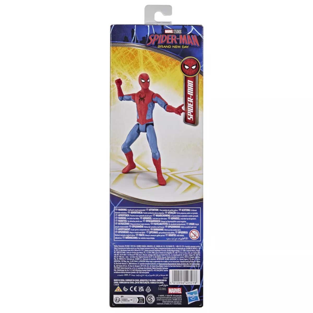 Marvel Spider-Man Brand New Day Titan Series Action Figure Unisex, 5-6 Years