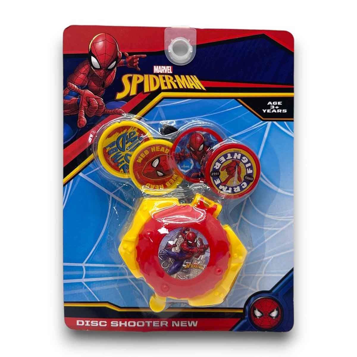 Marvel Spider-Man Disc Shooter Toy Unisex, 3-4 Years
