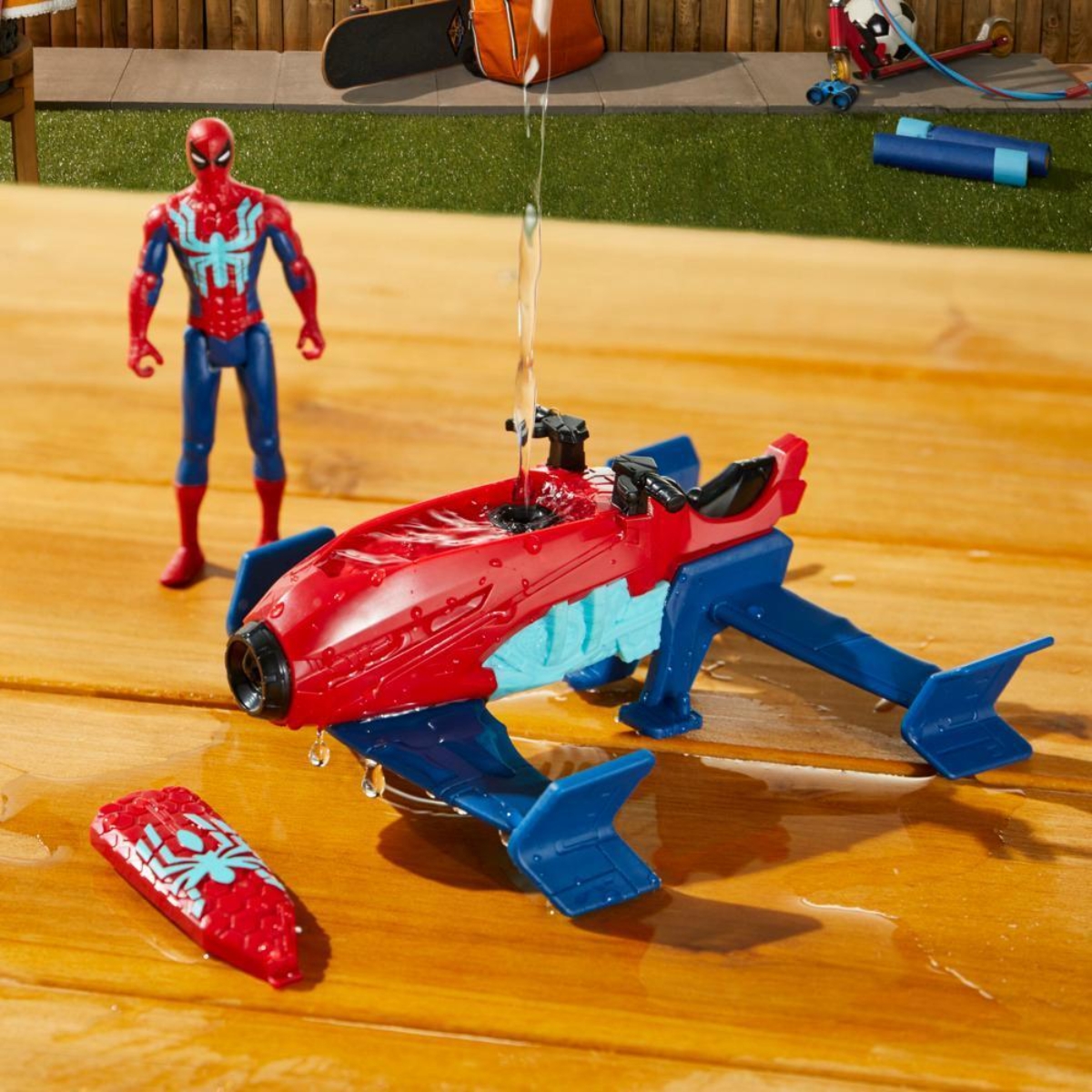 Marvel Spider-Man Epic Hero Web Splashers Hydro Jet Blast Playset Unisex, 5-7 Years