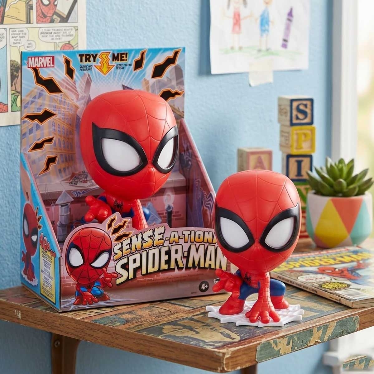 مارفل سبايدر مان شخصية سبايدر سينس إلكترونية للجنسين، 5-7 سنوات