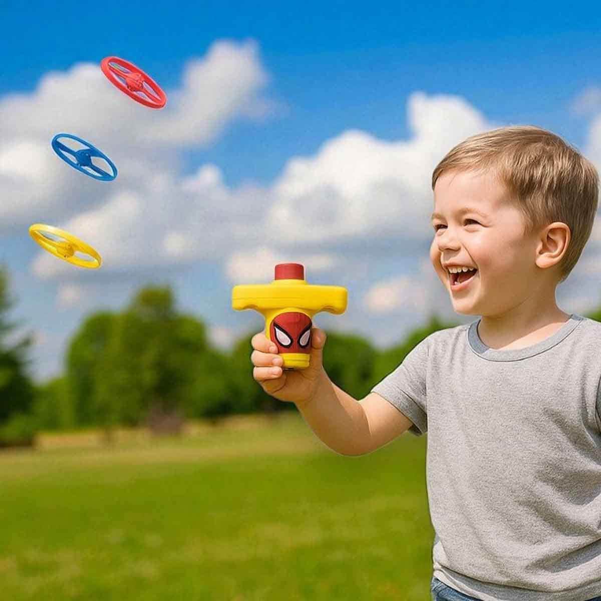 Marvel Spider-Man Tornado Flying Saucer Toy Unisex, 3-4 Years