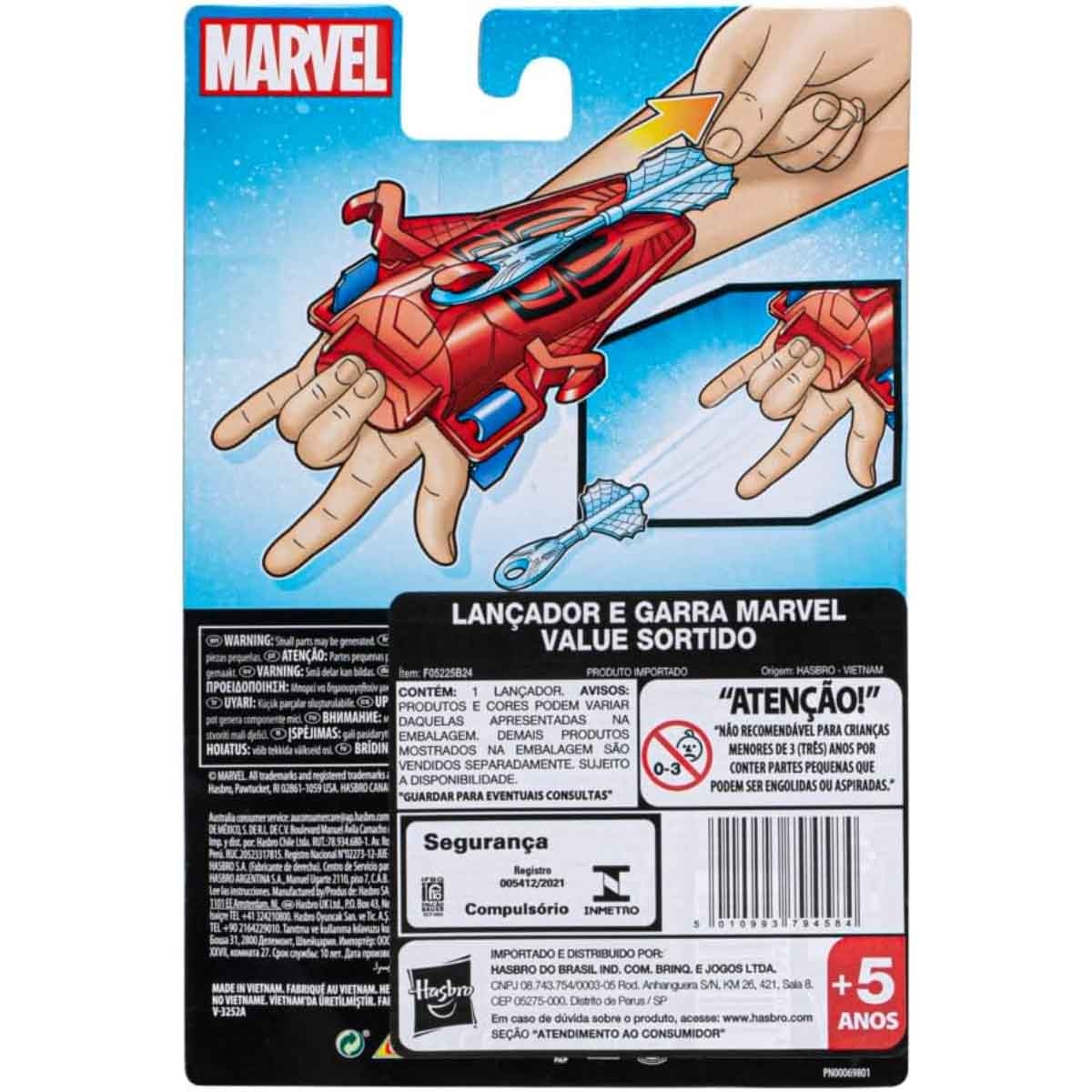 Marvel Spider-Man Web Slinger Unisex, 5-7 Years