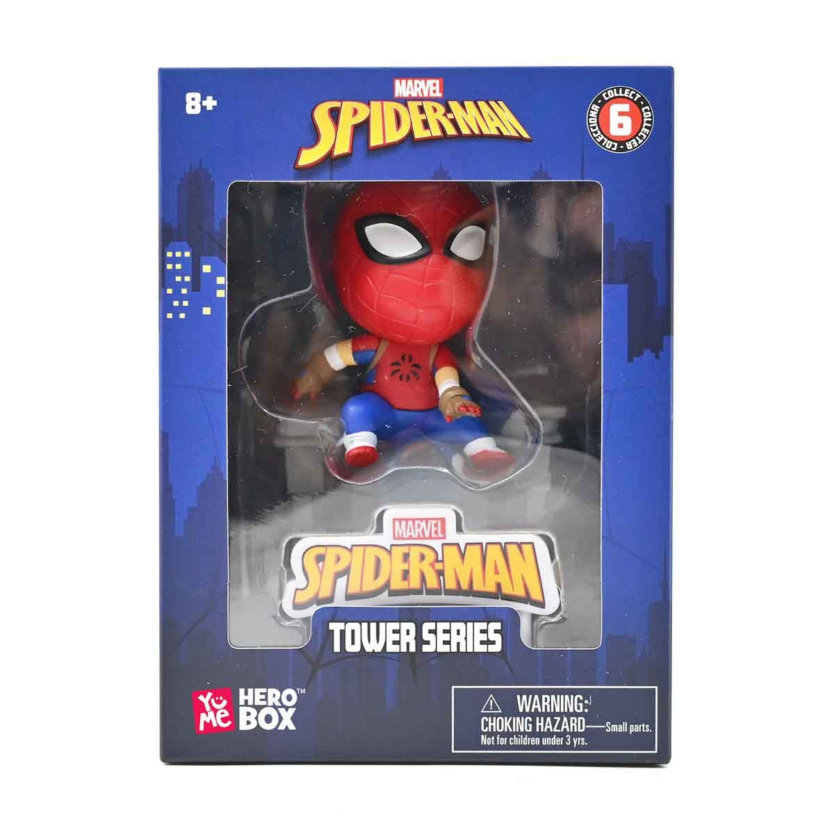 Marvel Spiderman Tower Series with Window Box Assorted Action Figure Boys, 8-10 Years