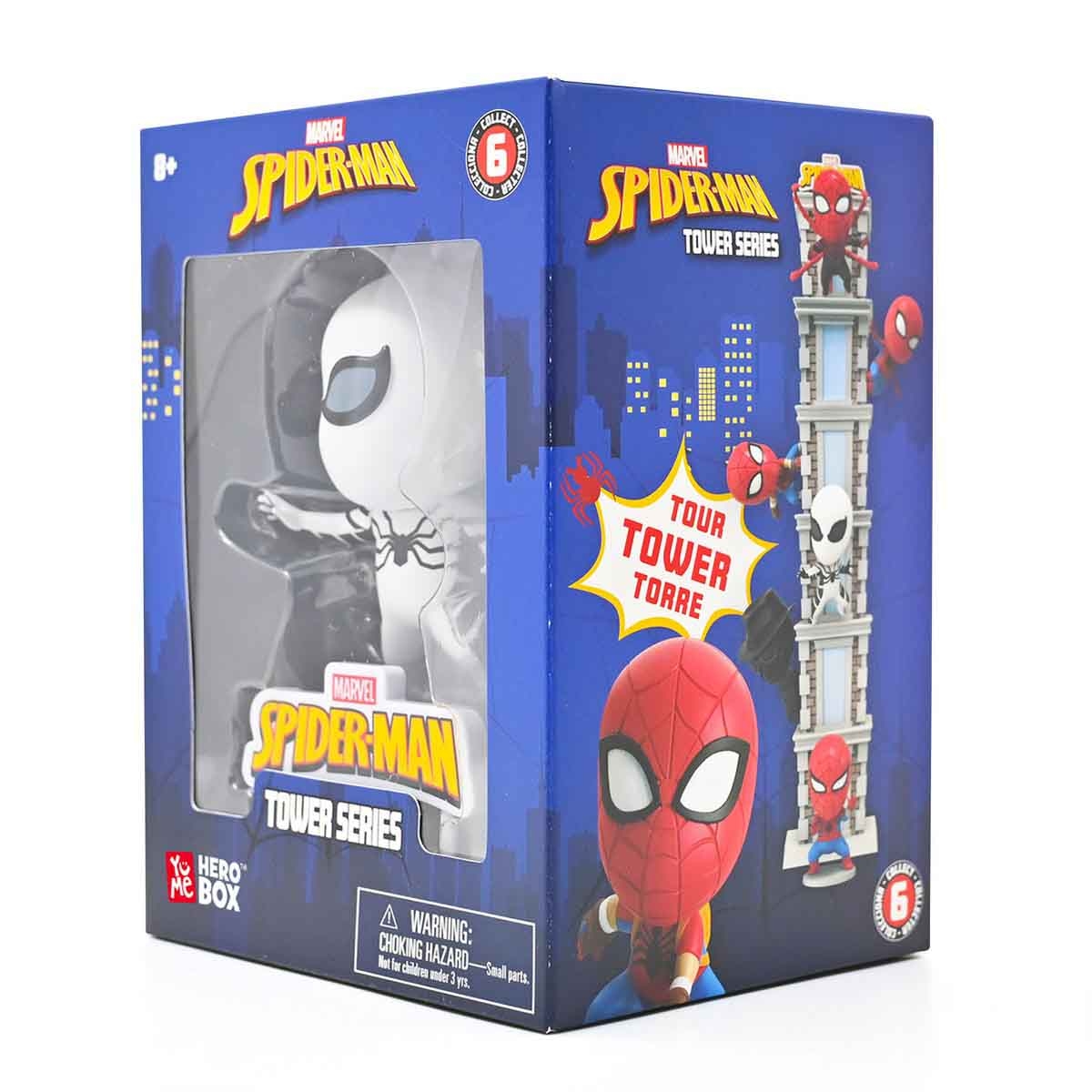 Marvel Spiderman Tower Series with Window Box Assorted Action Figure Boys, 8-10 Years