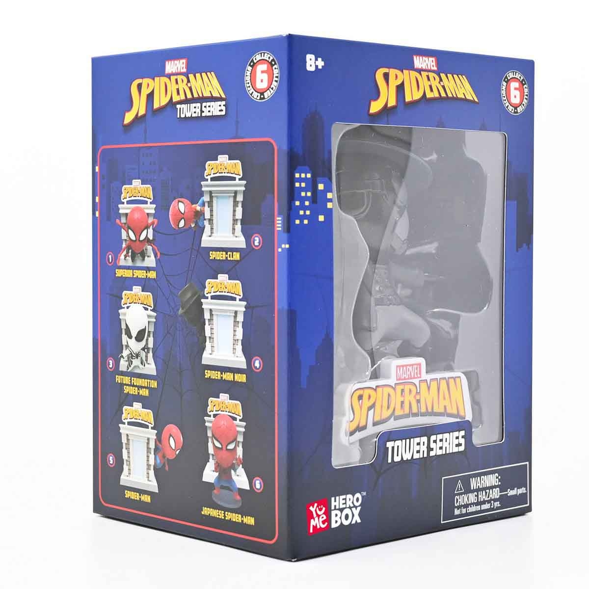 Marvel Spiderman Tower Series with Window Box Assorted Action Figure Boys, 8-10 Years