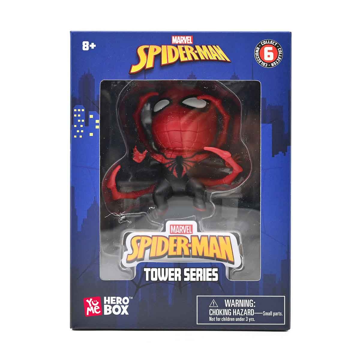 Marvel Spiderman Tower Series with Window Box Assorted Action Figure Boys, 8-10 Years