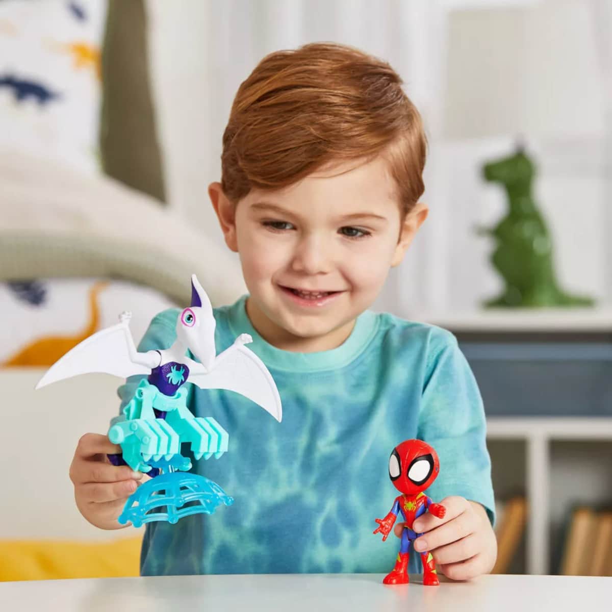 Marvel Spidey and His Amazing Friends Dino-Webs Ghostasaurus & Spidey Playset Unisex, 3-4 Years