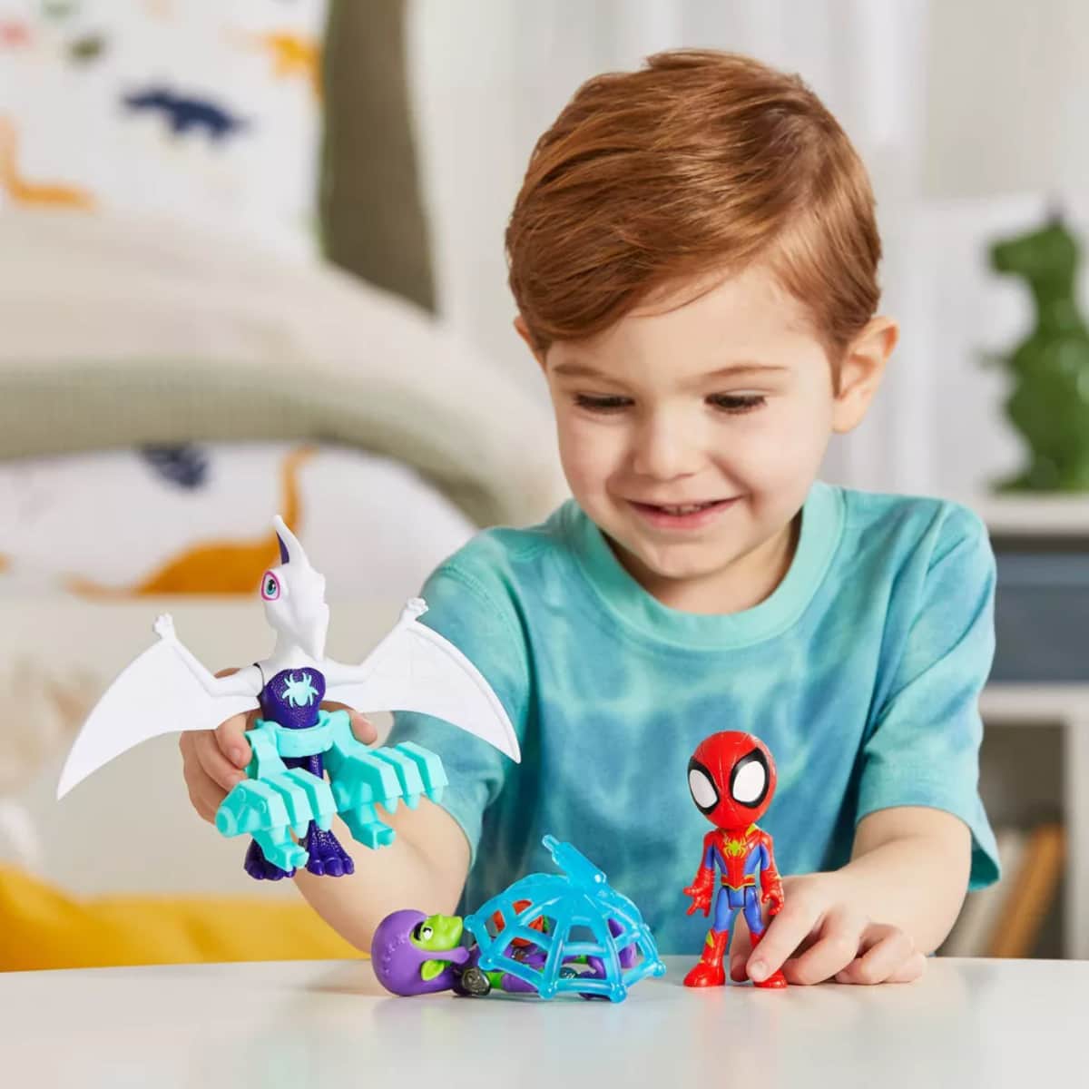 Marvel Spidey and His Amazing Friends Dino-Webs Ghostasaurus & Spidey Playset Unisex, 3-4 Years