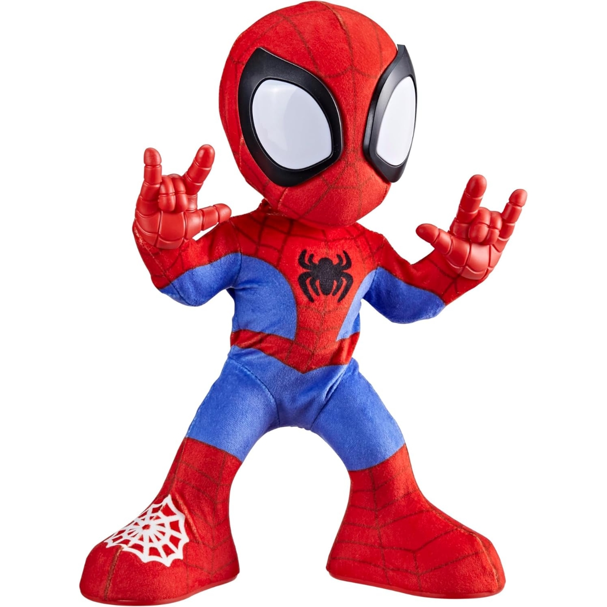 Marvel Spidey and His Super Friends Dance & Crawling Fun Spidey Interactive Plush Toy Unisex, 3-4 Years