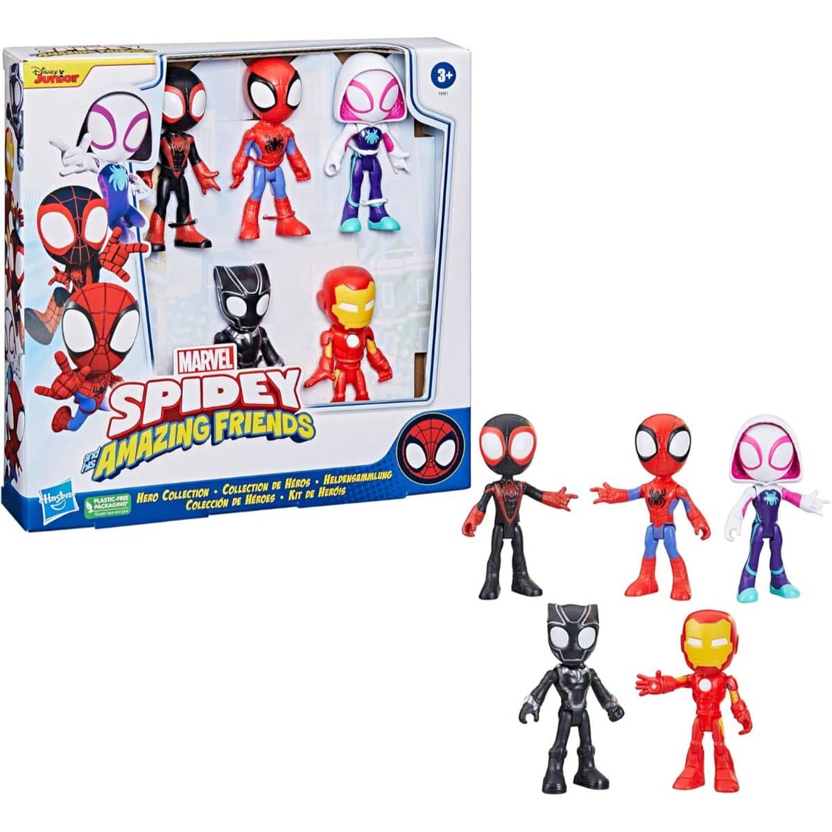 Marvel Spidey & His Amazing Friends Hero Collection Set Unisex, 3-4 Years