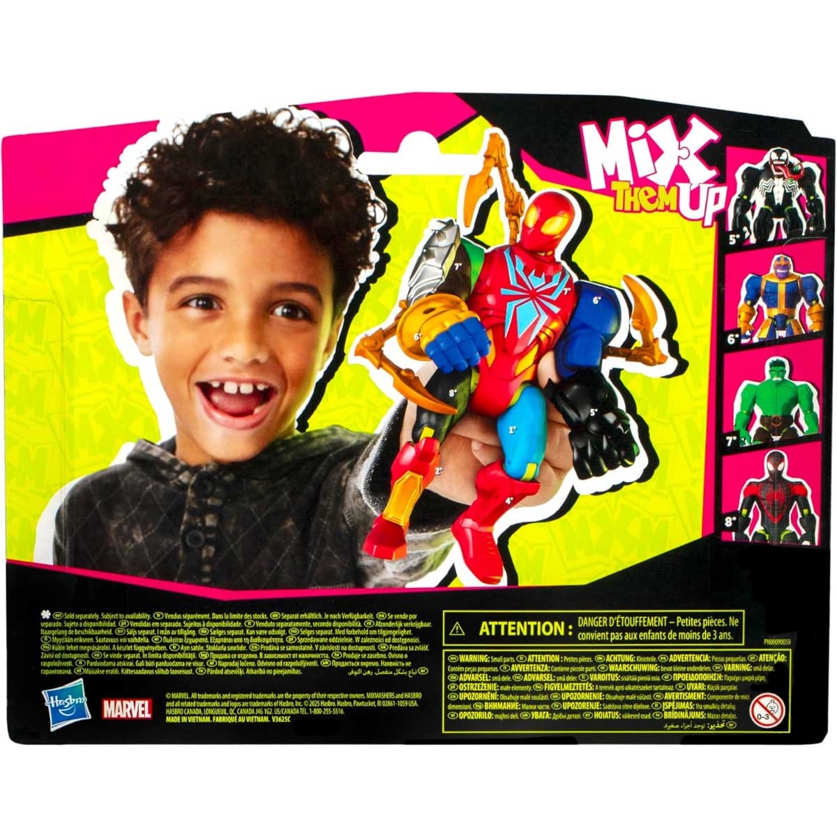 مارفل سبايدي وأصدقاؤه المذهلون شخصية آيرون سبايدر ديلوكس ميكسماشرز للجنسين، 5-7 سنوات