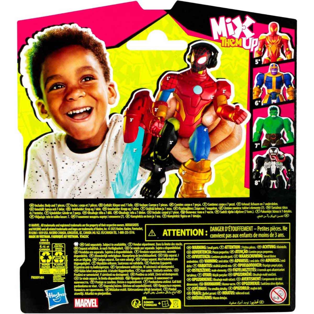 مارفل سبايدي وأصدقاؤه المذهلون شخصية مايلز موراليس ميكسماشرز للجنسين، 5-7 سنوات