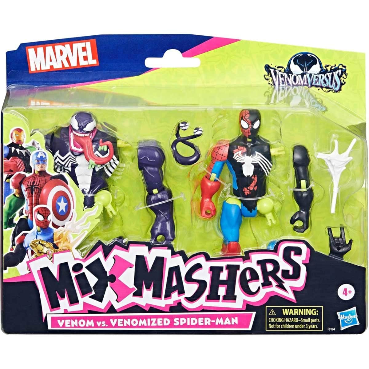 Marvel Spidey & His Amazing Friends MixMashers Multipack Action Figure Set Unisex, 5-7 Years