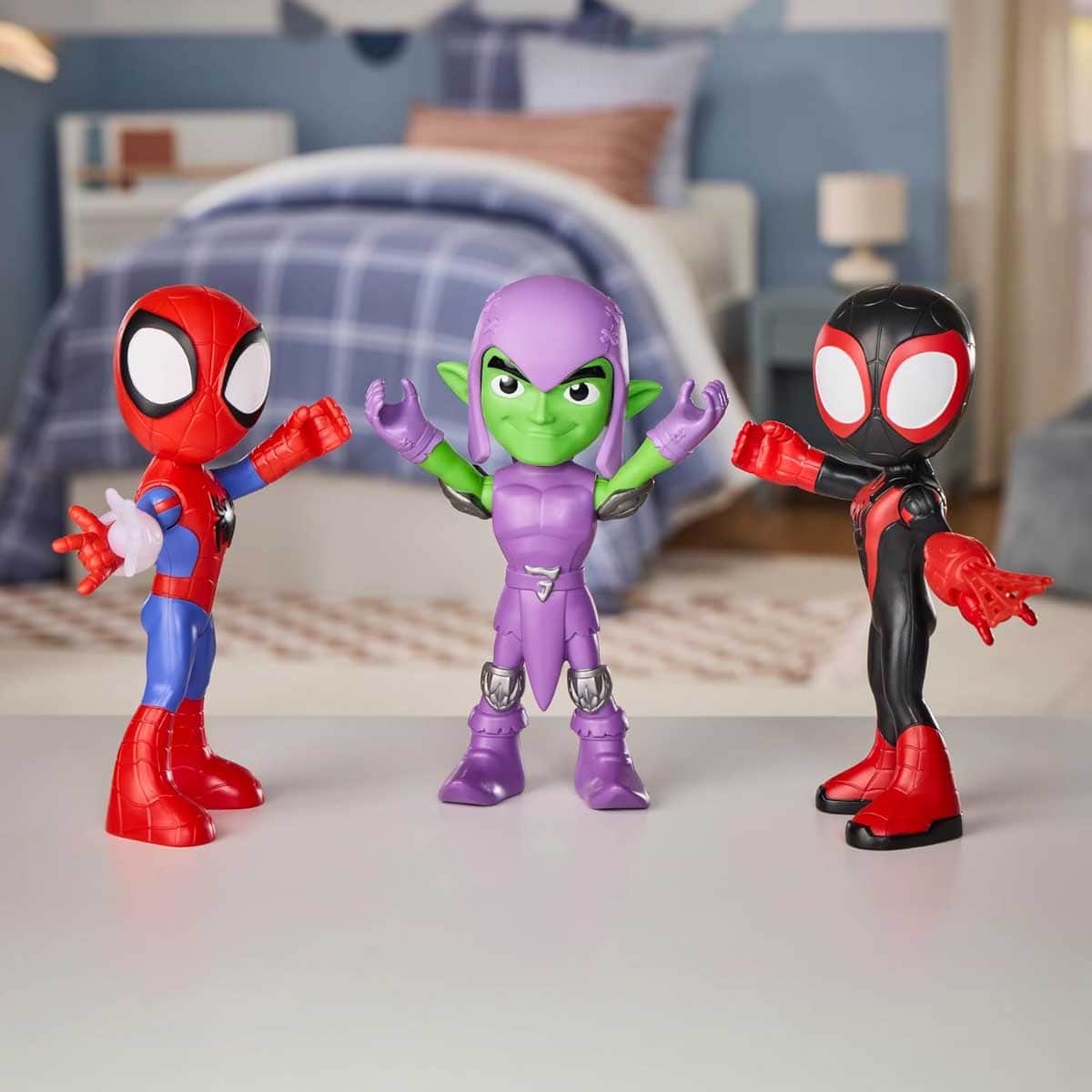 Marvel Spidey & His Amazing Friends Power Thwip Action Figure Set Unisex, 3-4 Years