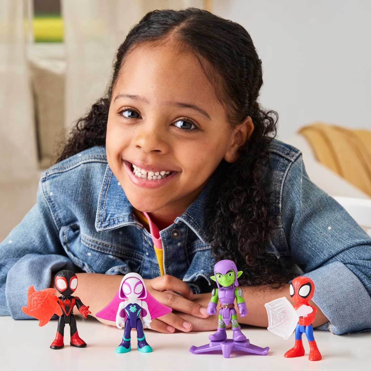 Marvel Spidey & His Amazing Friends Web-Slinging Adventure Action Figure Set Unisex, 3-4 Years