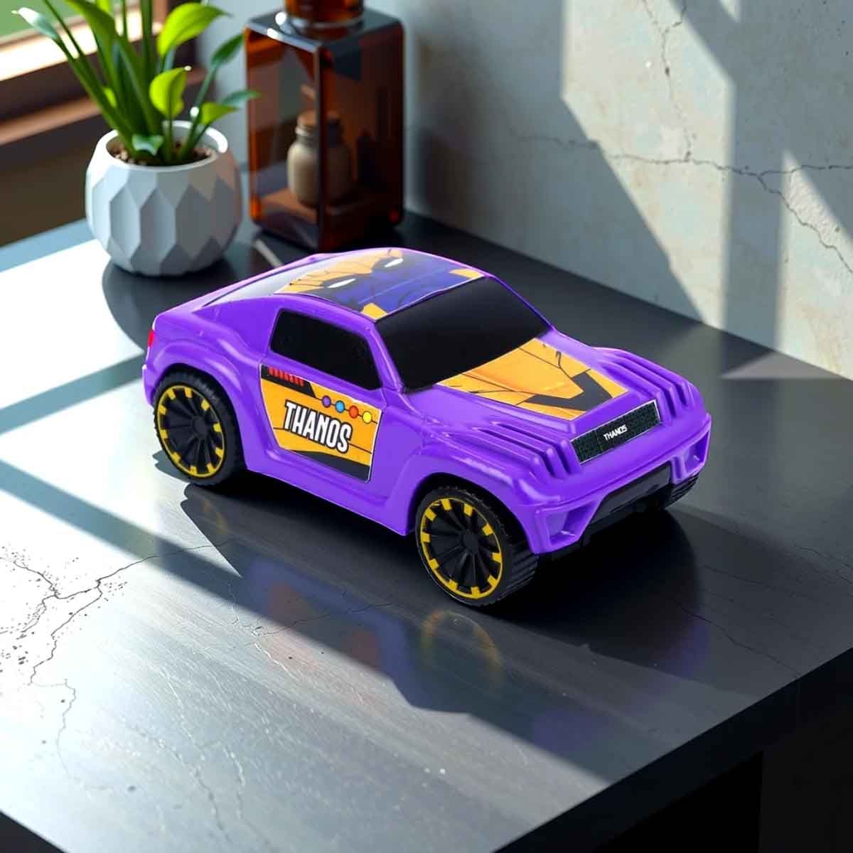 Marvel Thanos Edition Mightiest Pull-Back SUV Unisex, 3-4 Years