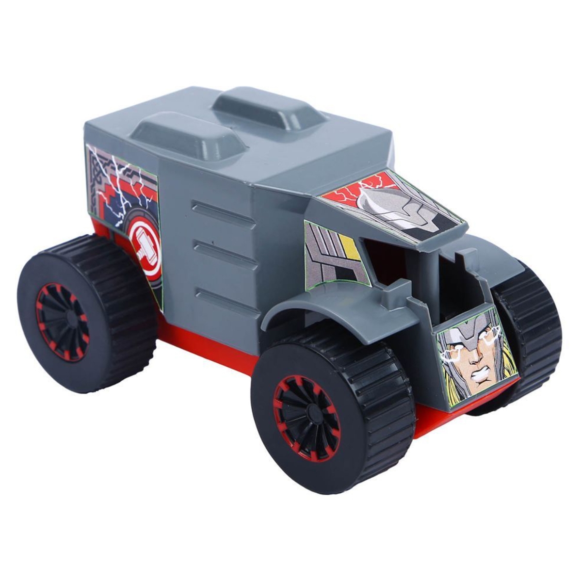 Marvel Thor Pull Back Mightiest Truck Unisex, 3-4 Years