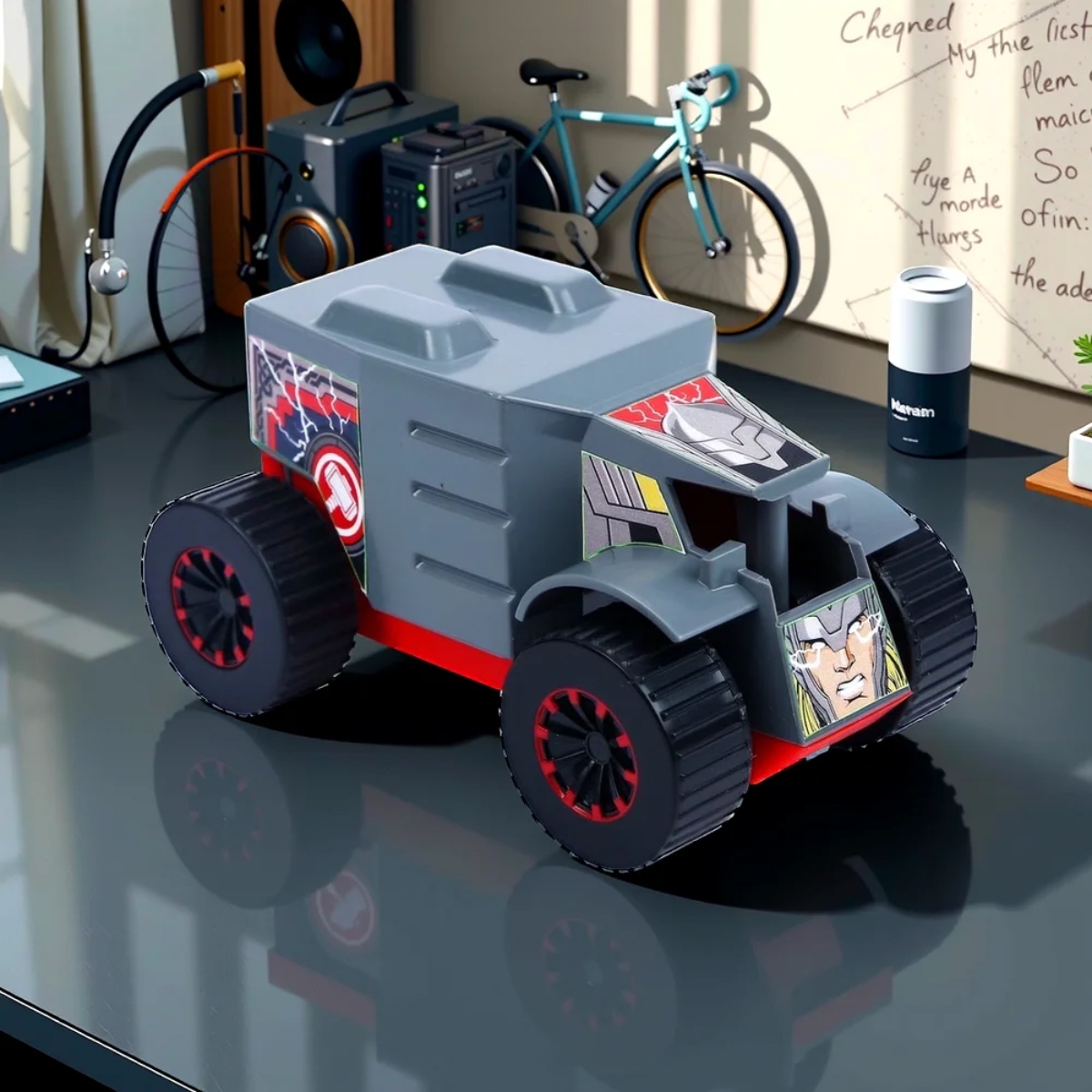 Marvel Thor Pull Back Mightiest Truck Unisex, 3-4 Years