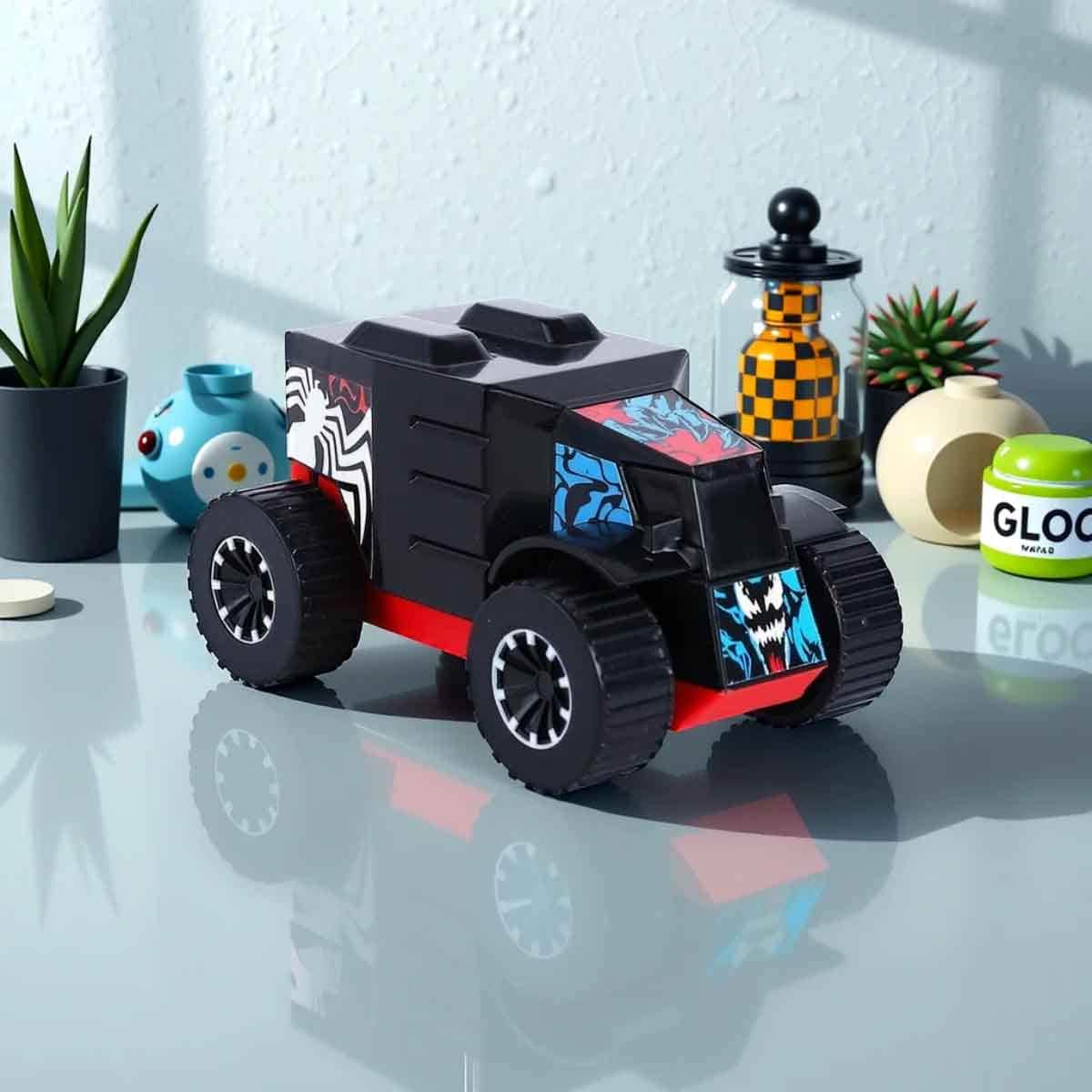 Marvel Venom Pull Back Mightiest Truck Unisex, 3-4 Years